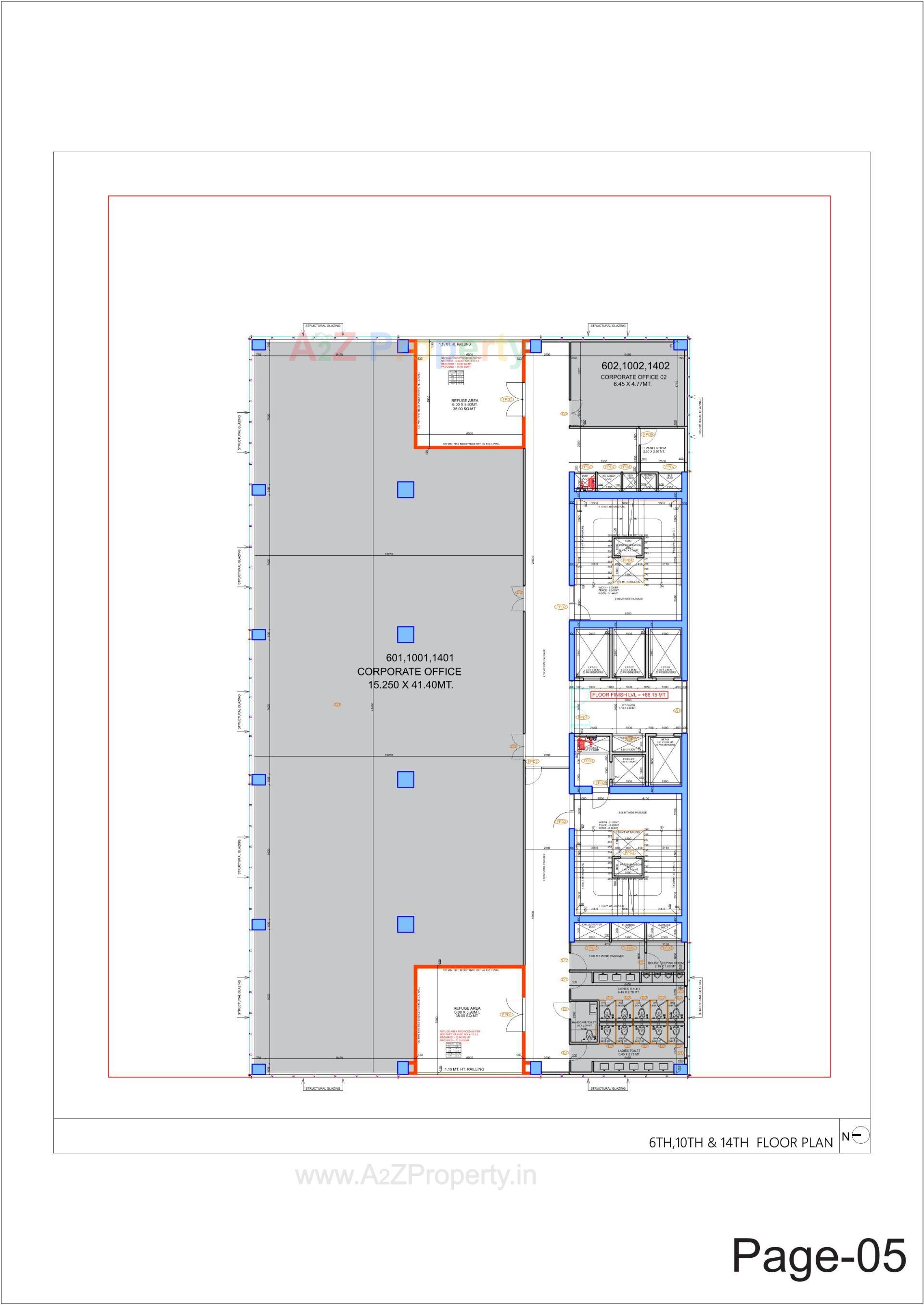 Layout of real estate project Rajyash One located at Gandhinagar, Gandhinagar, Gujarat
