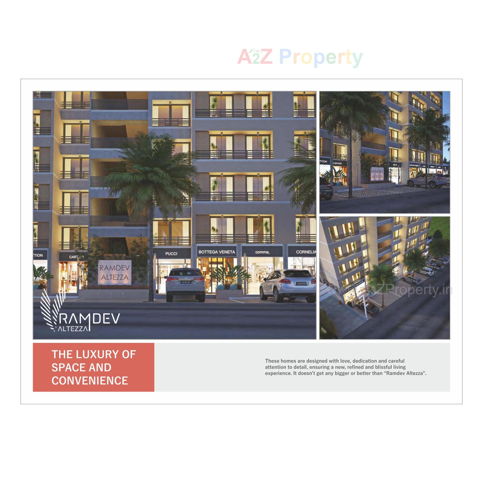  of real estate project Ramdev Altezza located at Zundal, Gandhinagar, Gujarat