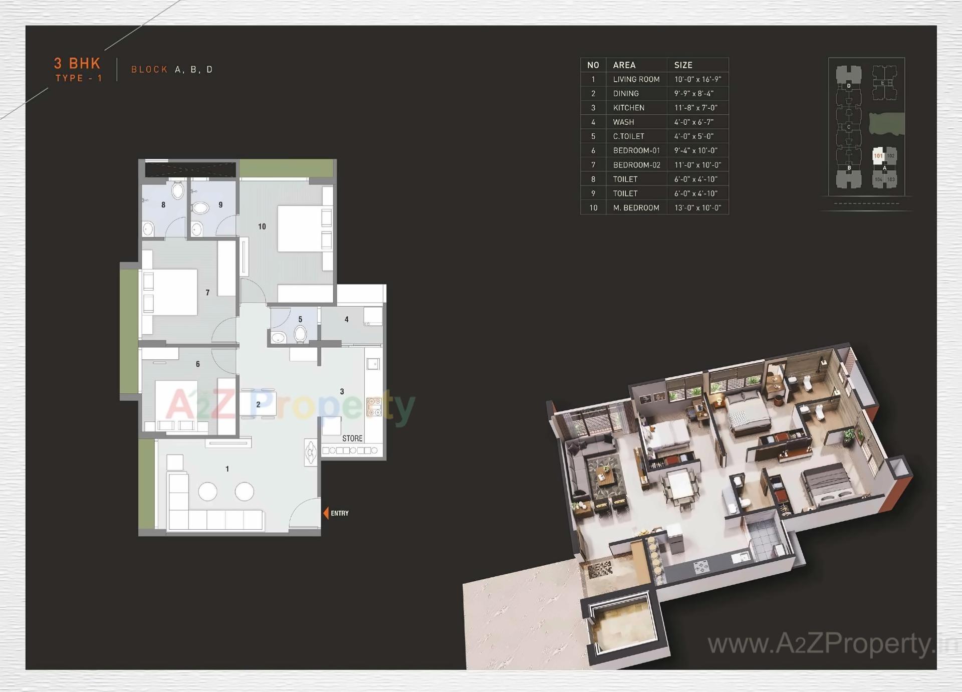 Layout of real estate project Rashmi Platinum located at Chiloda, Gandhinagar, Gujarat