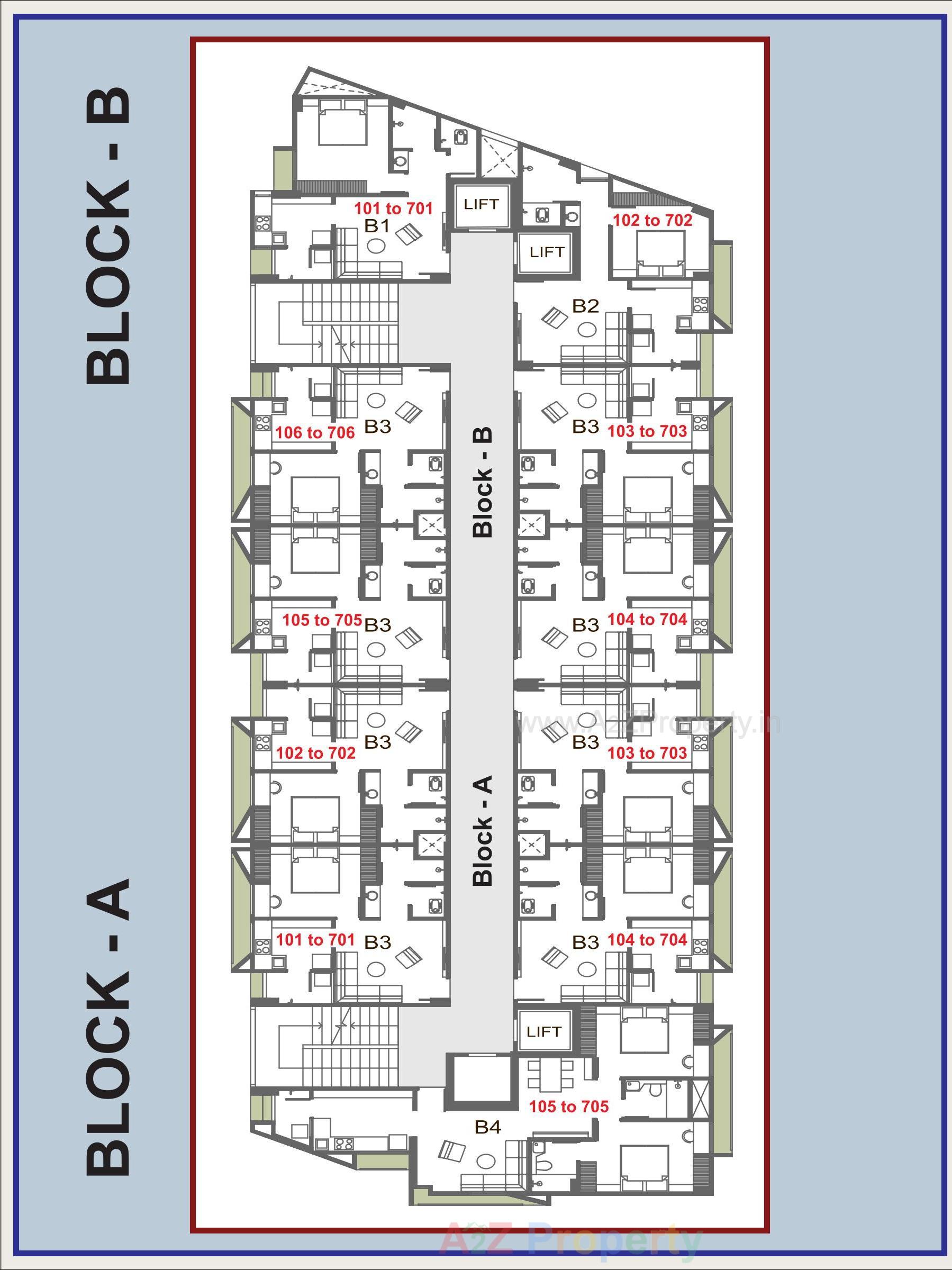 Layout of real estate project Rehmat Residency located at Kalol, Gandhinagar, Gujarat