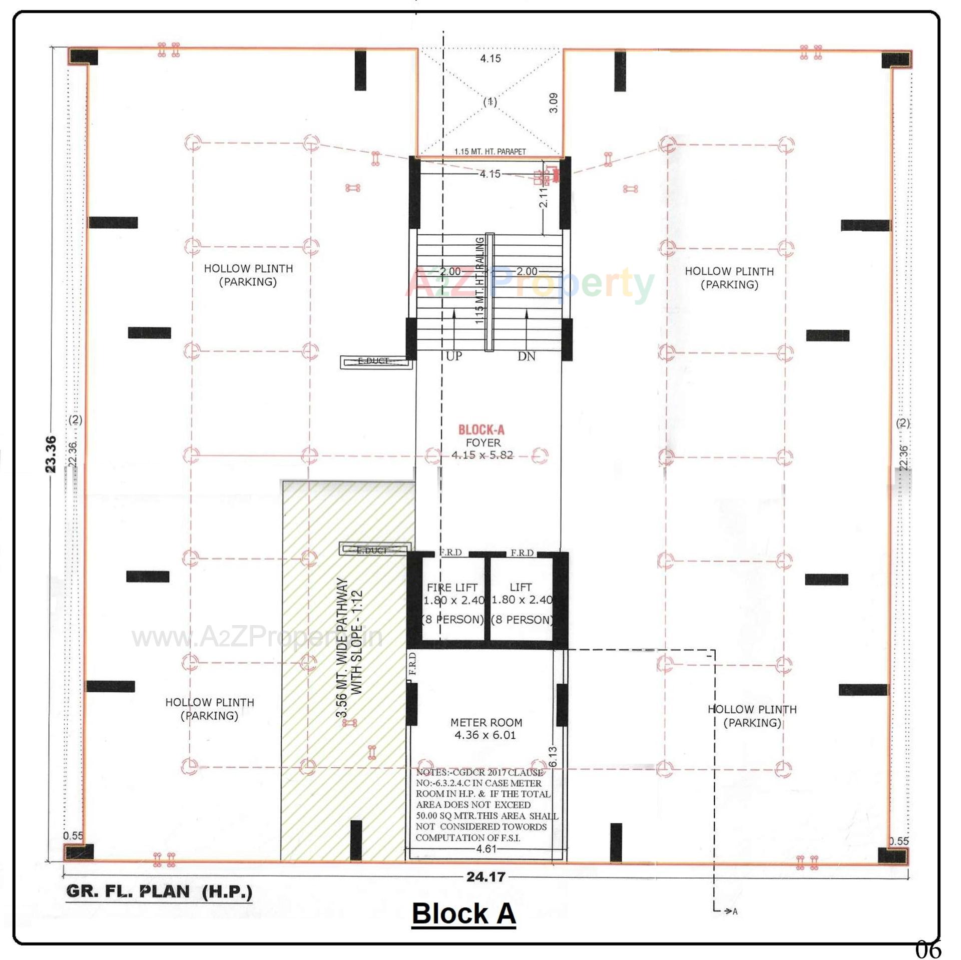 Layout of real estate project Rehvassa Saffron located at Chiloda, Gandhinagar, Gujarat