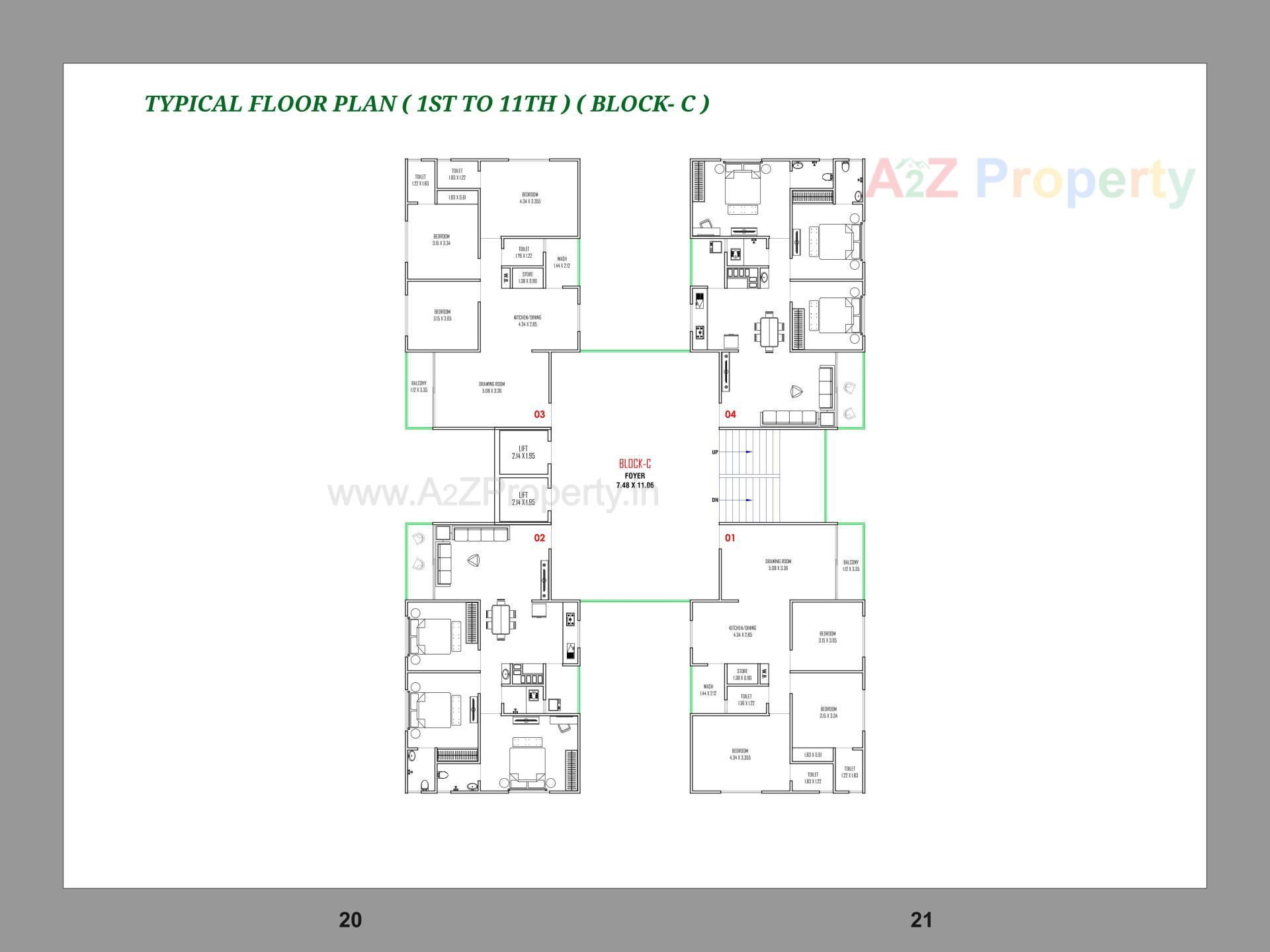 Layout of real estate project Revanta Fortune located at Gandhinagar, Gandhinagar, Gujarat