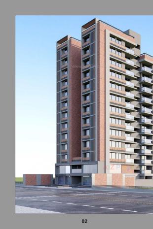 Elevation of real estate project Revanta Fortune located at Gandhinagar, Gandhinagar, Gujarat