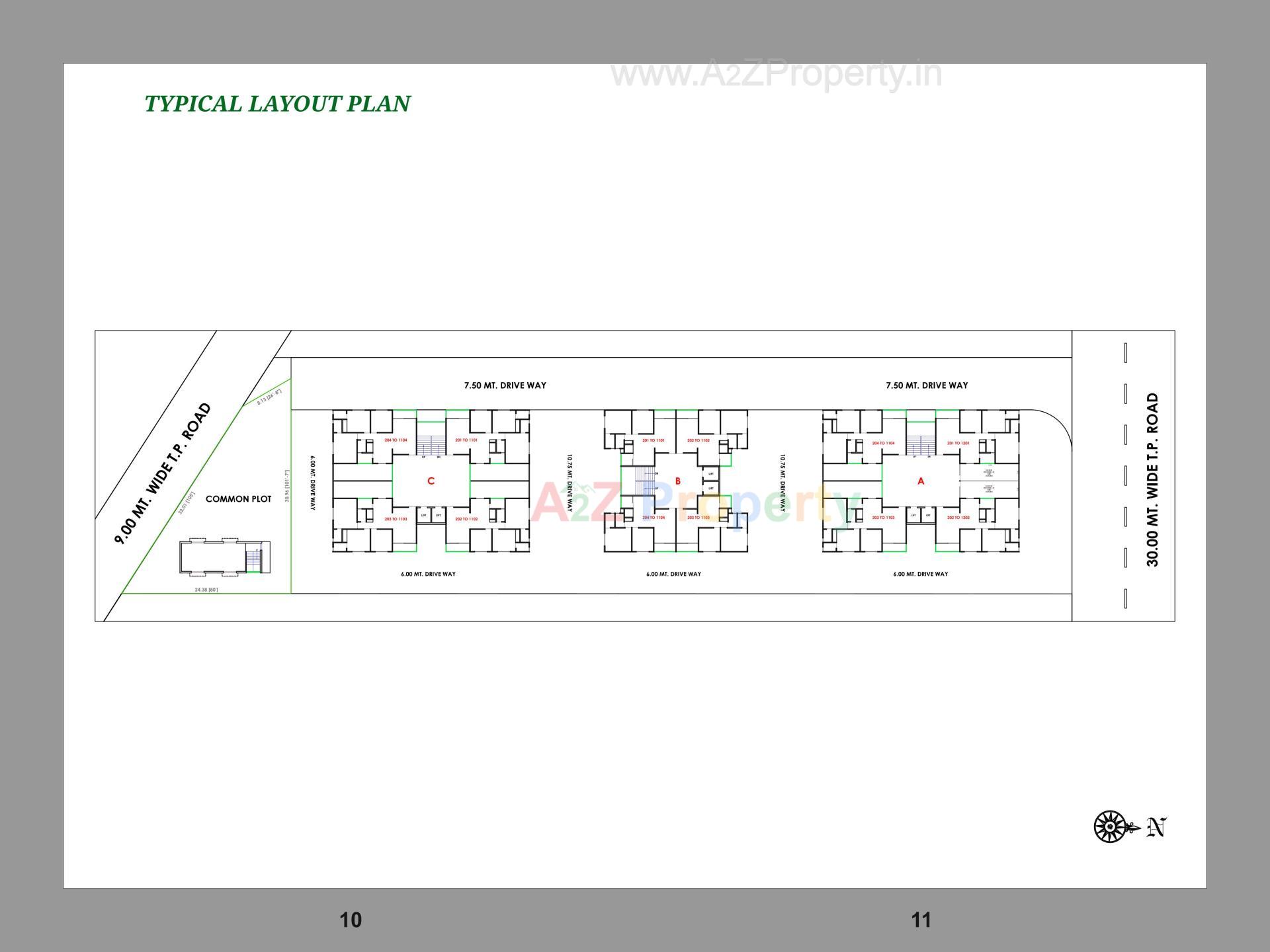 Layout of real estate project Revanta Fortune located at Gandhinagar, Gandhinagar, Gujarat