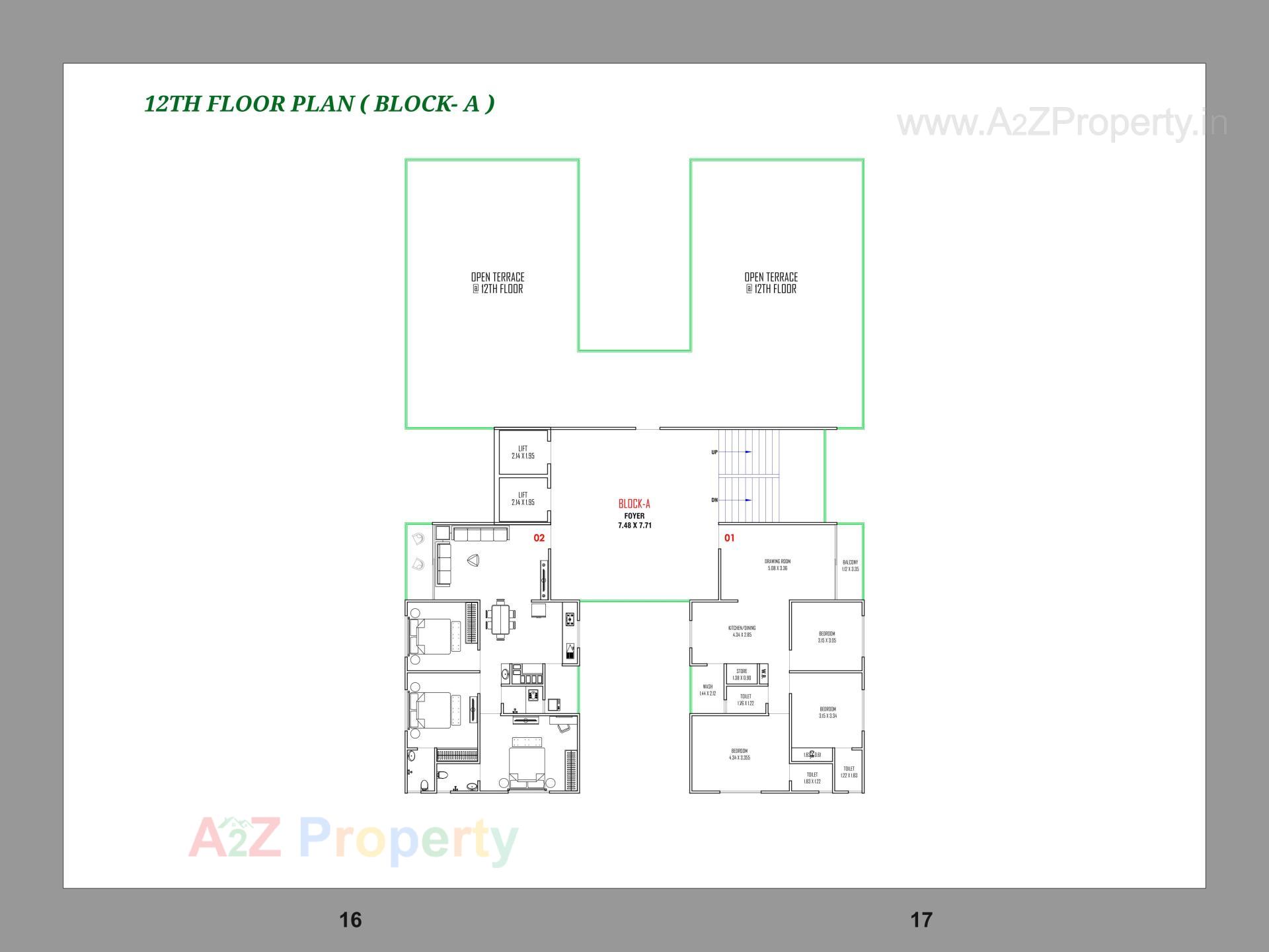 Layout of real estate project Revanta Fortune located at Gandhinagar, Gandhinagar, Gujarat