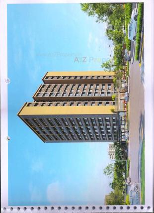 Elevation of real estate project Rhythm Heights located at Gandhinagar, Gandhinagar, Gujarat