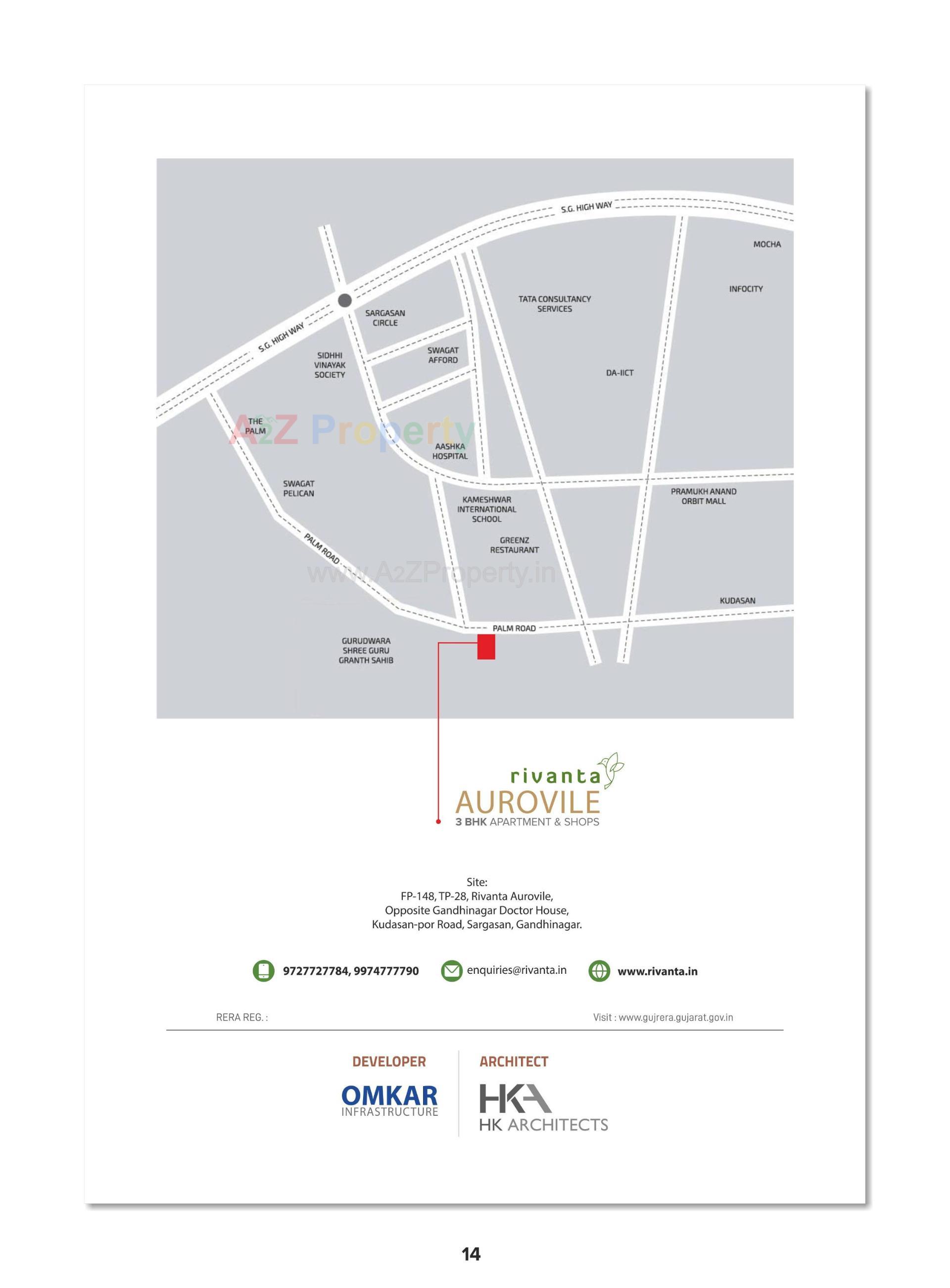  of real estate project Rivanta Aurovile located at Por, Gandhinagar, Gujarat