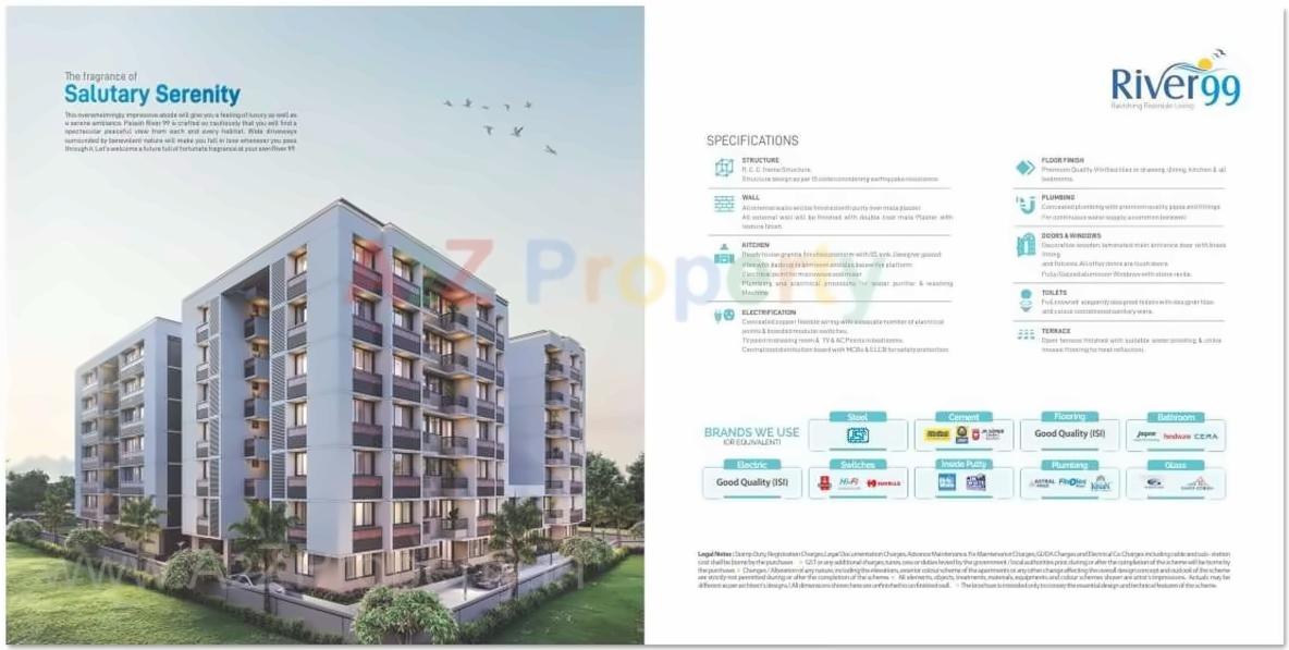  of real estate project River located at Gandhinagar, Gandhinagar, Gujarat