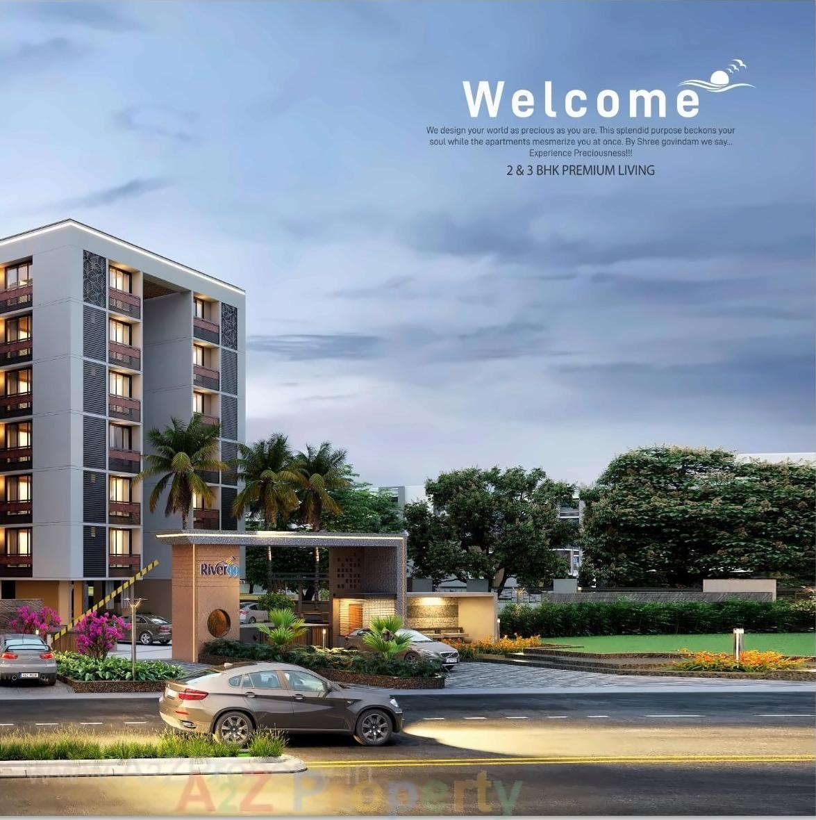 3D Elevation of real estate project River located at Gandhinagar, Gandhinagar, Gujarat