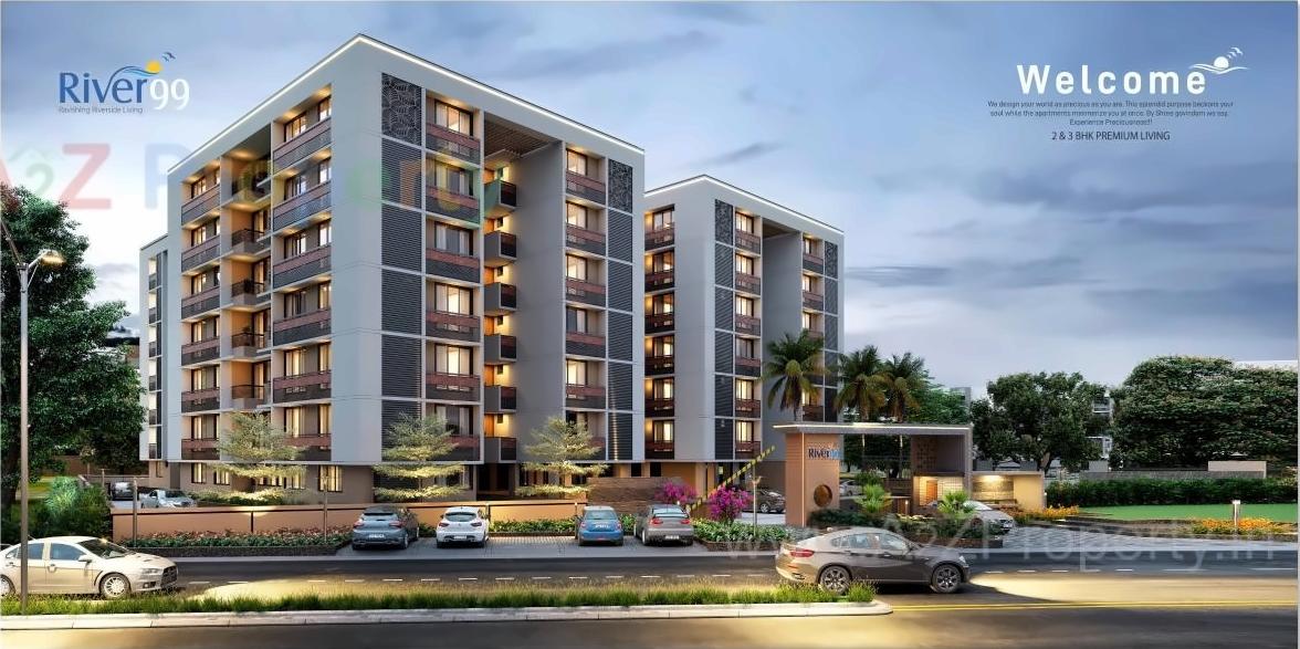 3D Elevation of real estate project River located at Gandhinagar, Gandhinagar, Gujarat