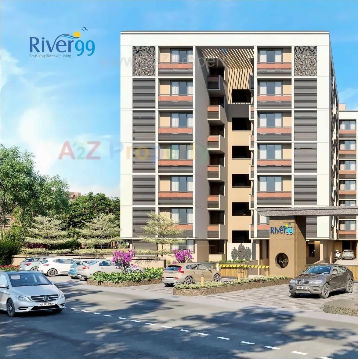 3D Elevation of real estate project River located at Gandhinagar, Gandhinagar, Gujarat