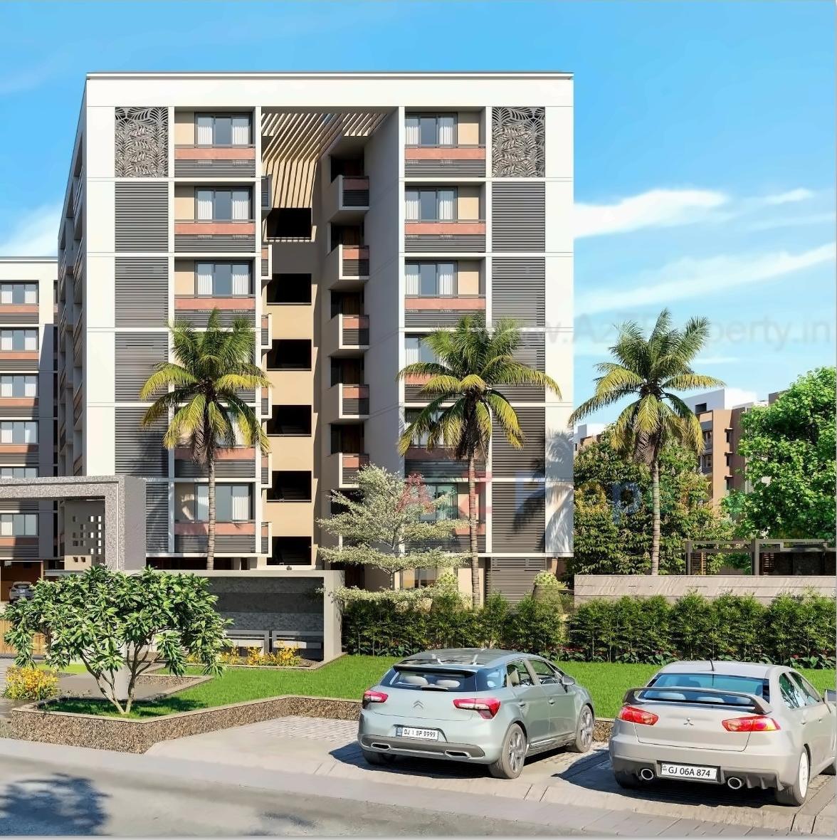 3D Elevation of real estate project River located at Gandhinagar, Gandhinagar, Gujarat