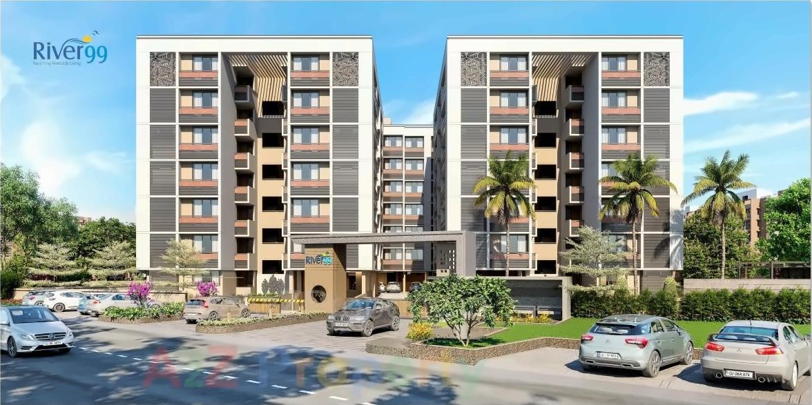 3D Elevation of real estate project River located at Gandhinagar, Gandhinagar, Gujarat