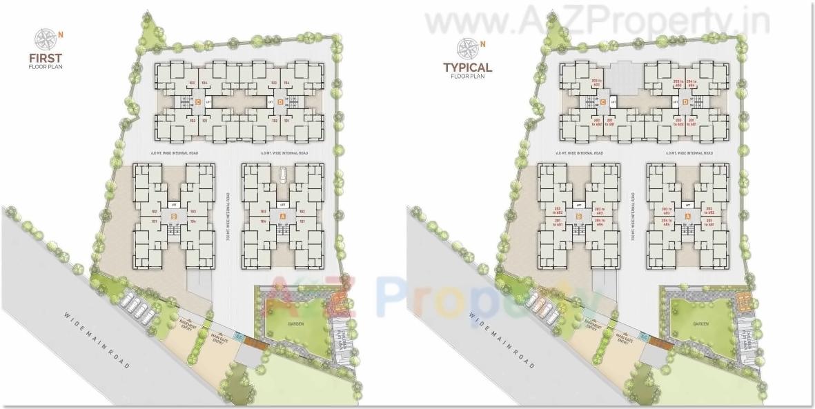 Layout of real estate project River located at Gandhinagar, Gandhinagar, Gujarat