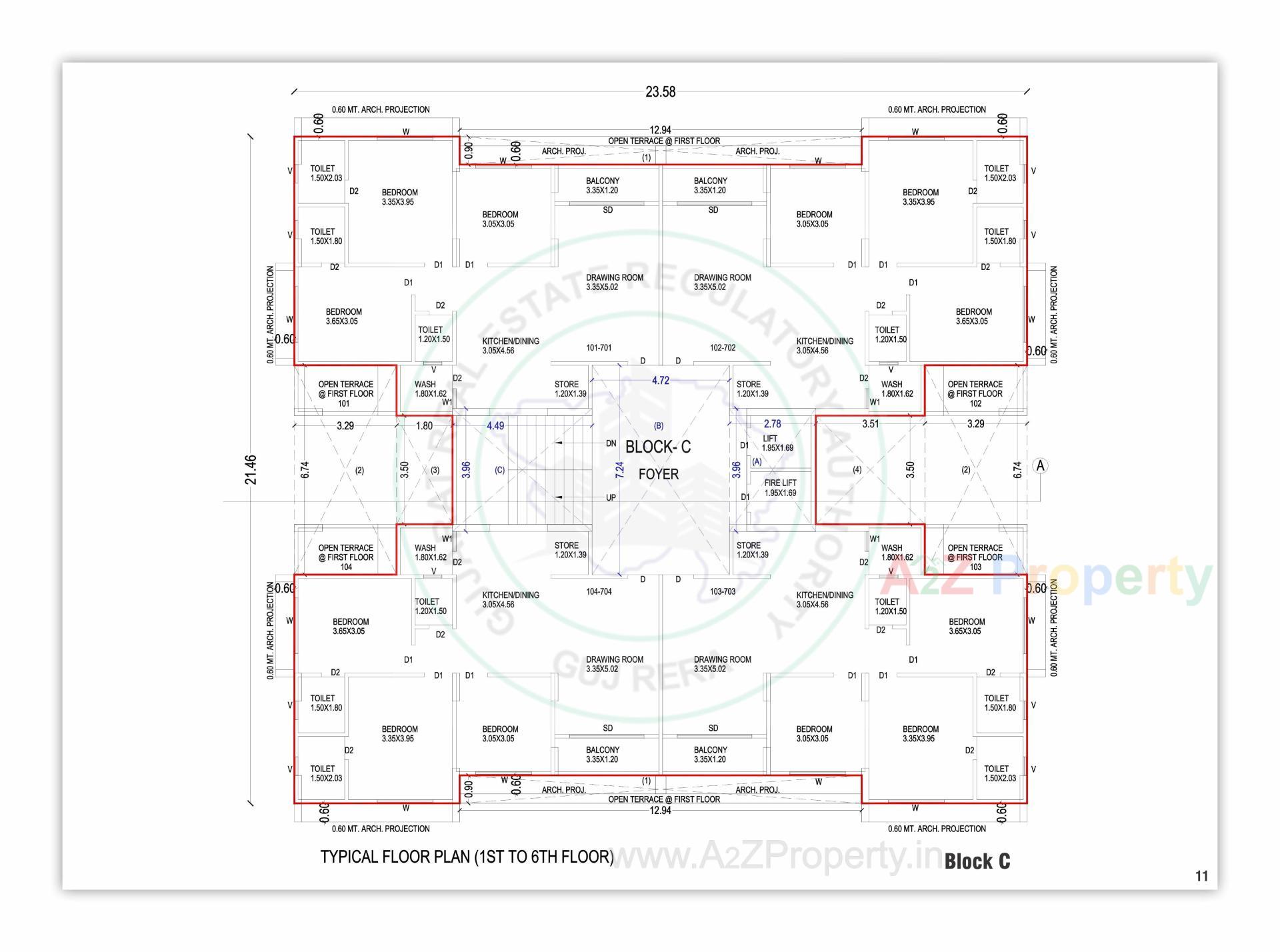  of real estate project River Avenue located at Pethapur, Gandhinagar, Gujarat