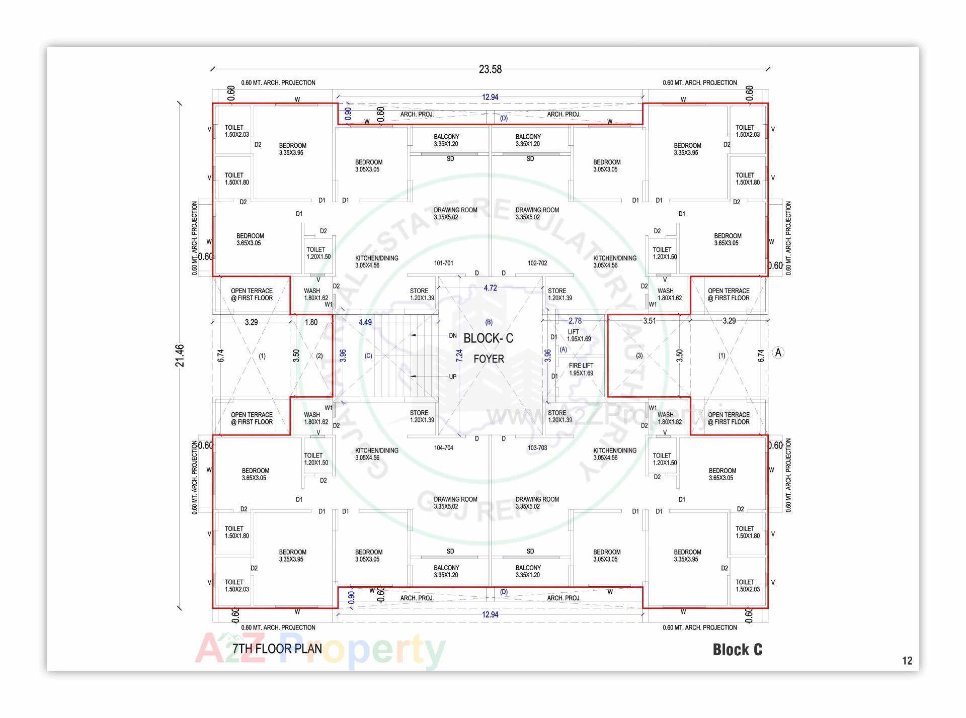  of real estate project River Avenue located at Pethapur, Gandhinagar, Gujarat