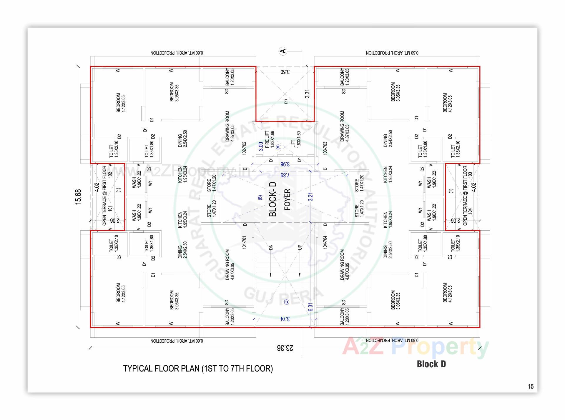  of real estate project River Avenue located at Pethapur, Gandhinagar, Gujarat