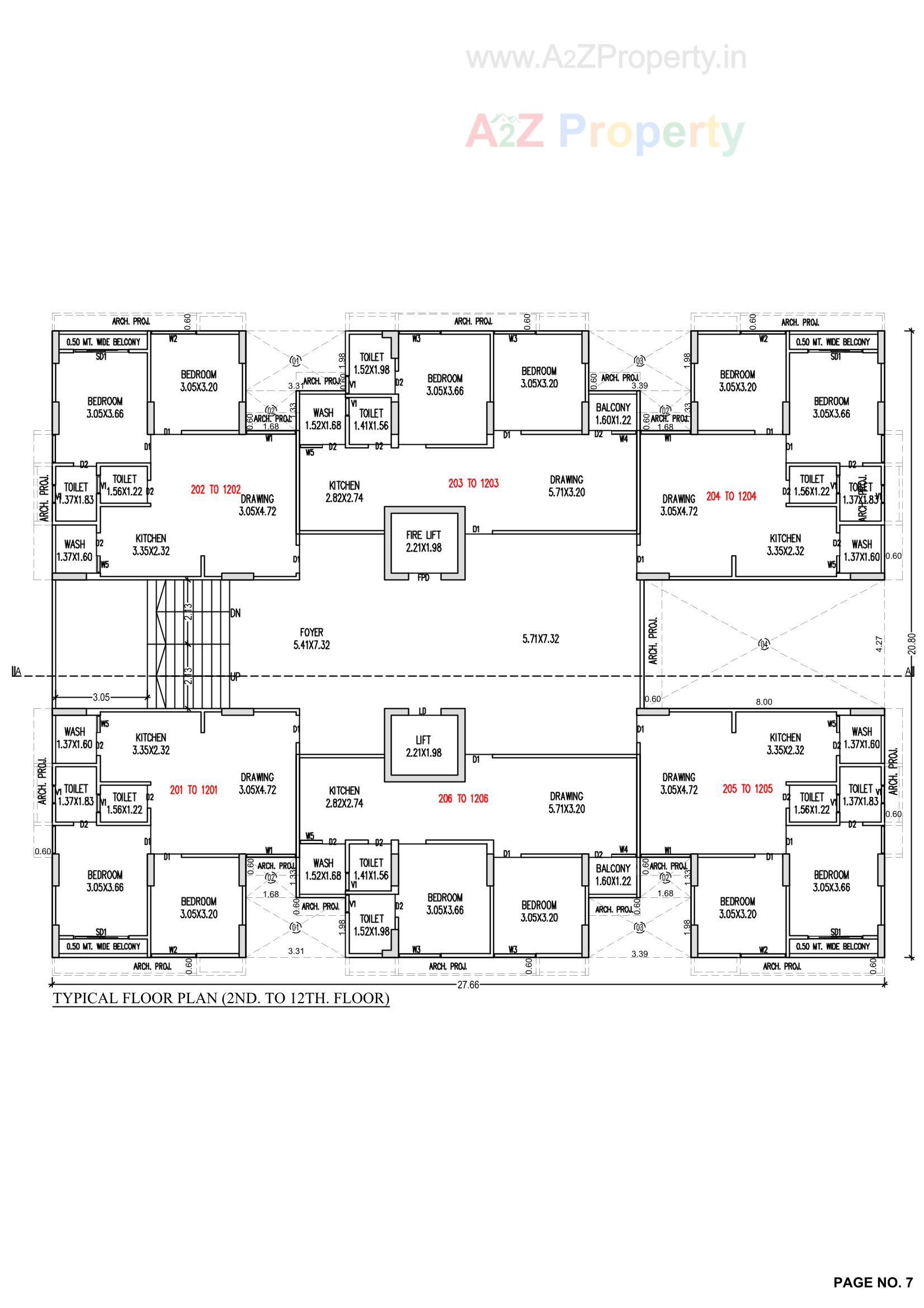 Layout of real estate project River View located at Raysan, Gandhinagar, Gujarat