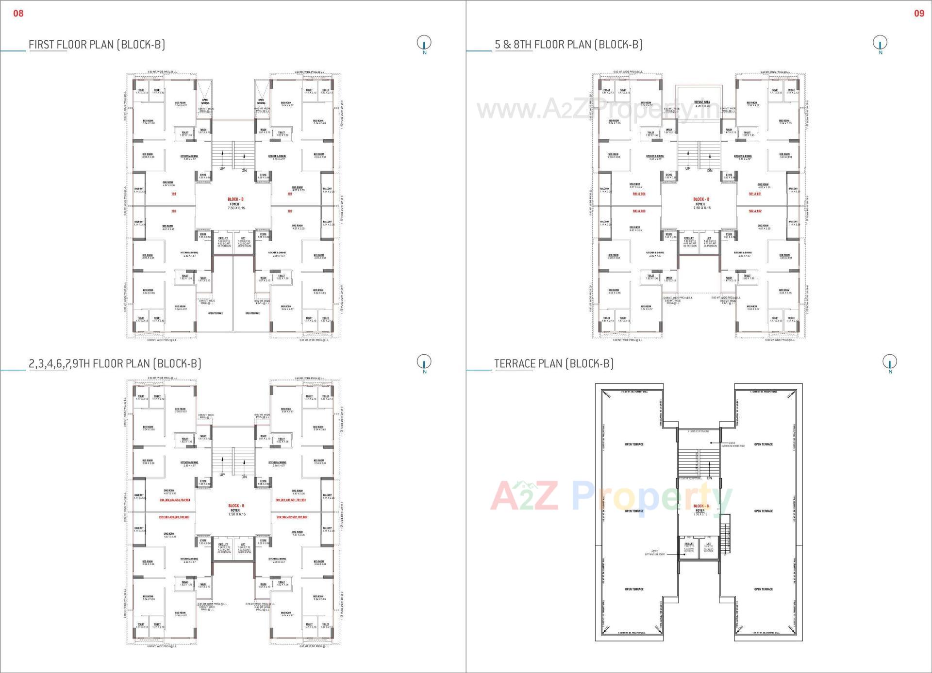 Layout of real estate project Royal Dreams located at Khoraj, Gandhinagar, Gujarat