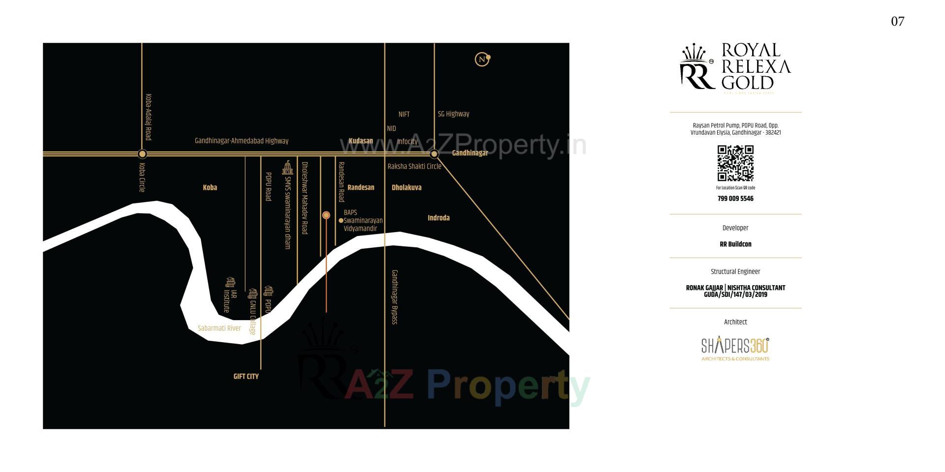  of real estate project Royal Relexa Gold located at Kudasan, Gandhinagar, Gujarat