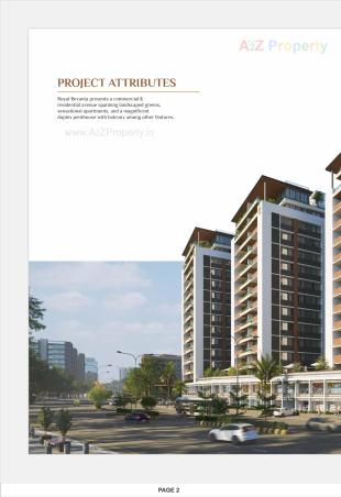 Elevation of real estate project Royal Revanta located at Kudasan, Gandhinagar, Gujarat