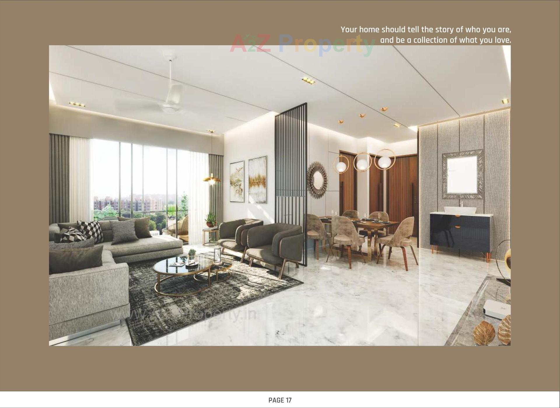 3D Elevation of real estate project Royal Riviera located at Randesan, Gandhinagar, Gujarat