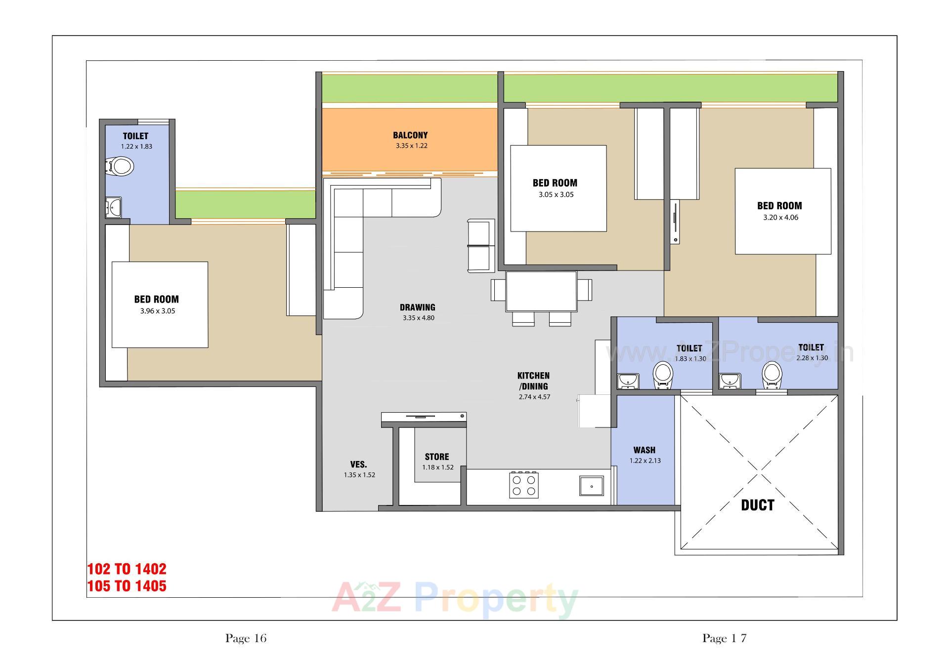 Layout of real estate project Rudra Heights located at Zundal, Gandhinagar, Gujarat