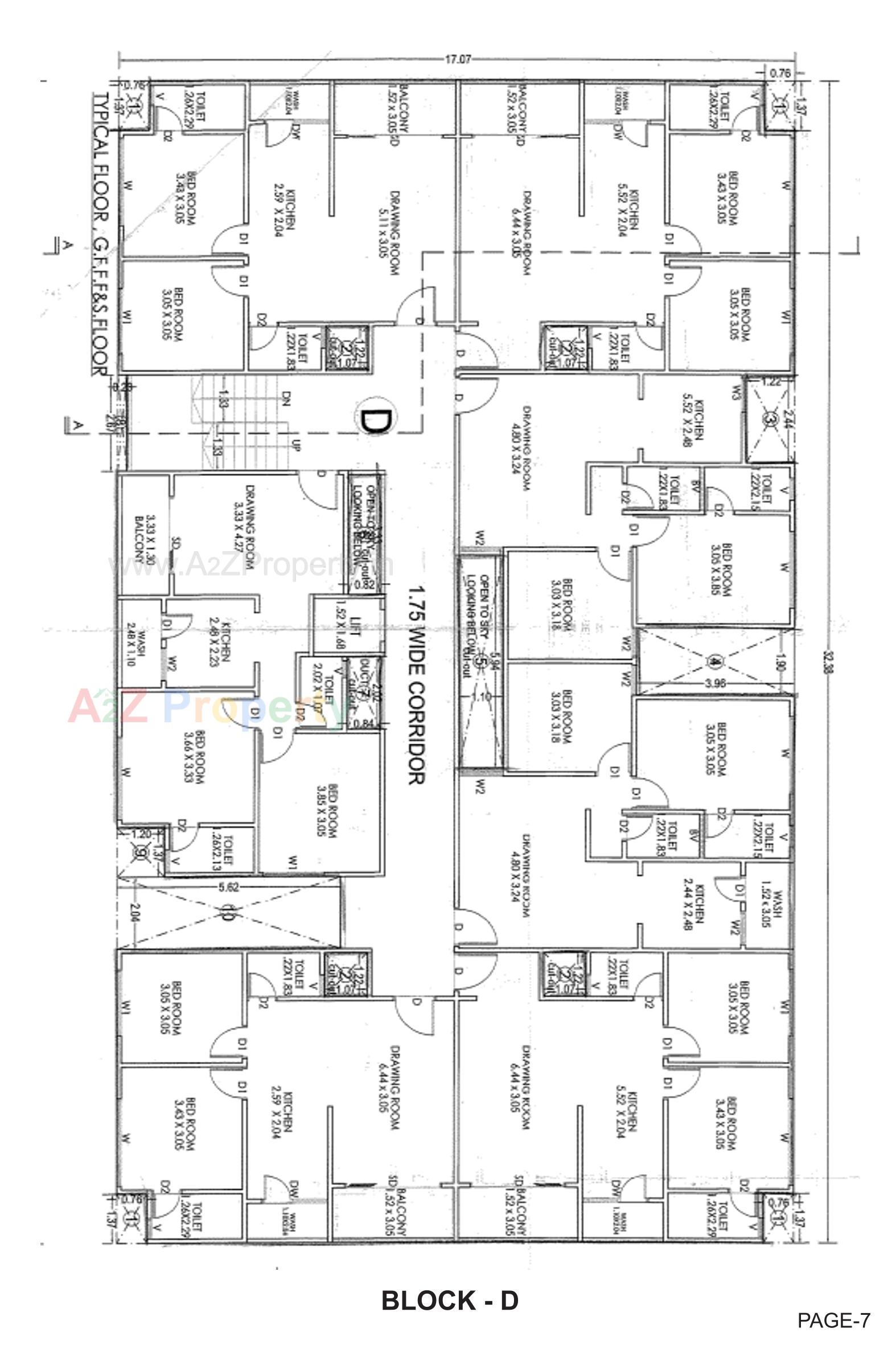 Layout of real estate project Rudra Prayag Avenue Block located at Chiloda, Gandhinagar, Gujarat