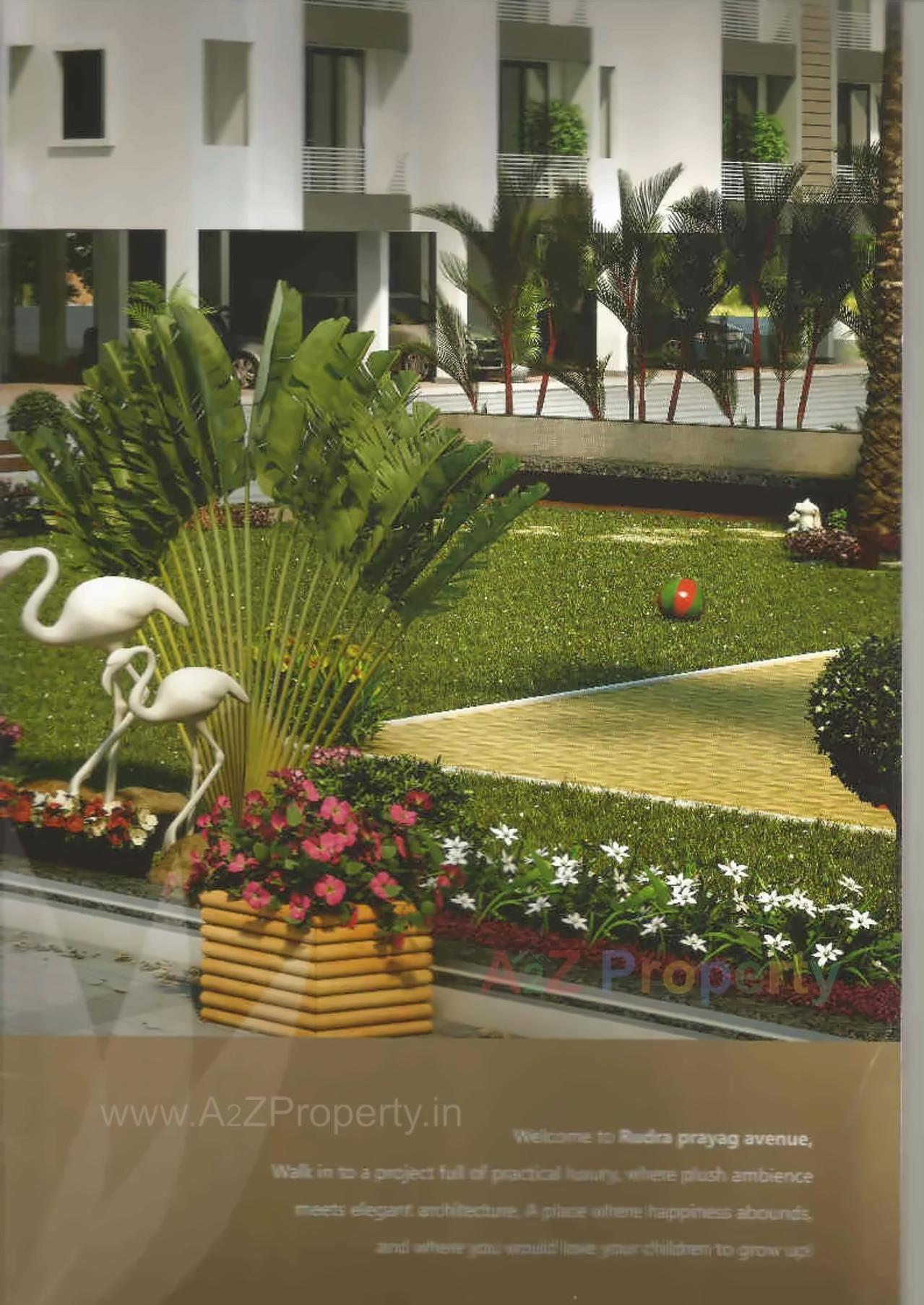 3D Elevation of real estate project Rudra Prayag Avenue located at Chiloda, Gandhinagar, Gujarat