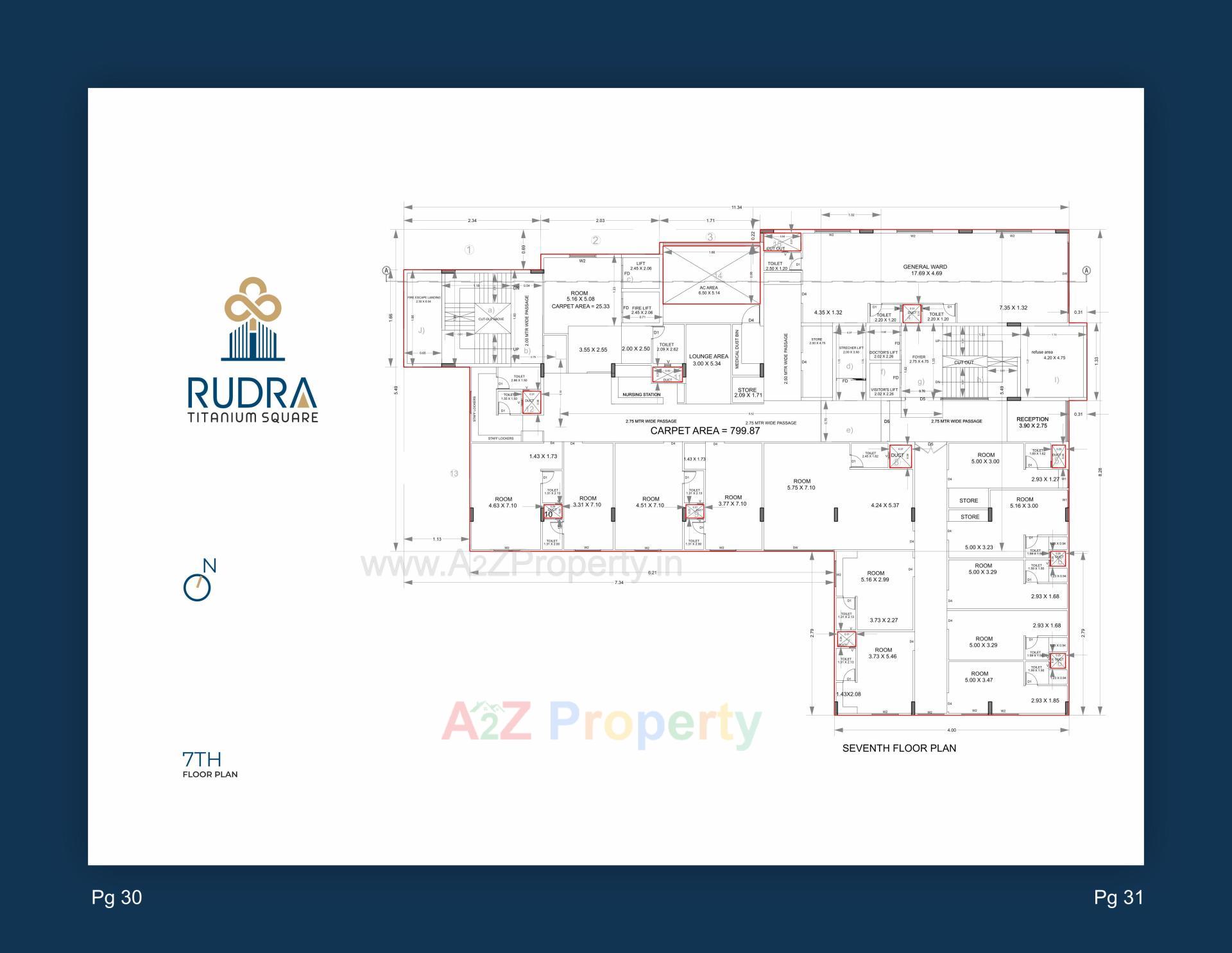 Layout of real estate project Rudra Titanium Square located at Pethapur, Gandhinagar, Gujarat