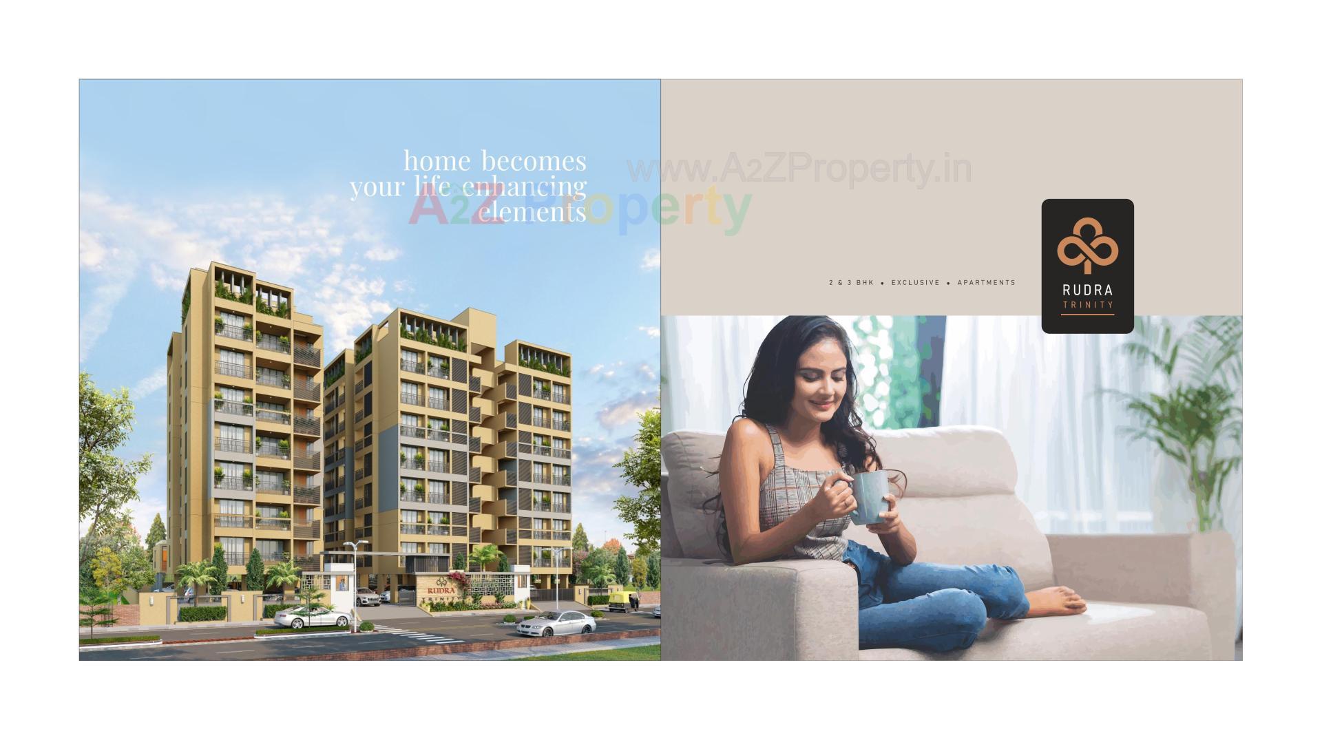  of real estate project Rudra Trinity located at Pethapur, Gandhinagar, Gujarat