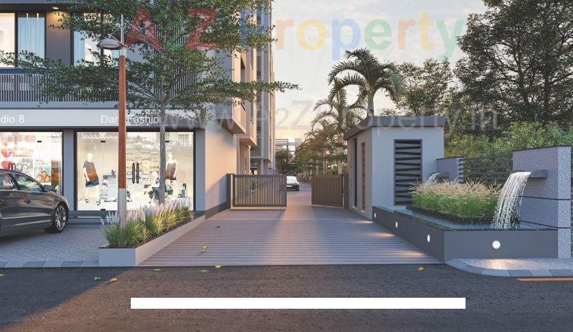 3D Elevation of real estate project Saamarth Heaven located at Koba, Gandhinagar, Gujarat