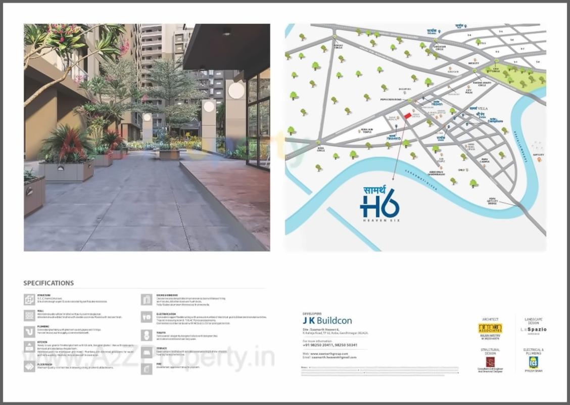  of real estate project Saamarth Heaven located at Gandhinagar, Gandhinagar, Gujarat