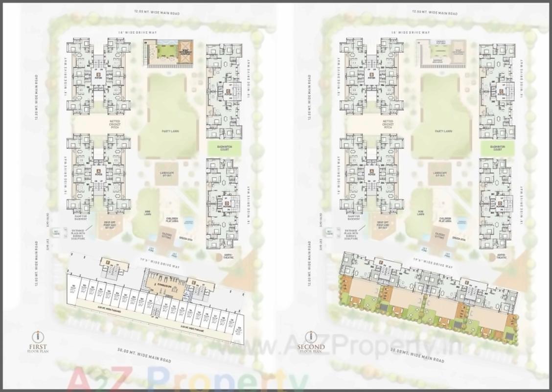 Layout of real estate project Saamarth Heaven located at Gandhinagar, Gandhinagar, Gujarat