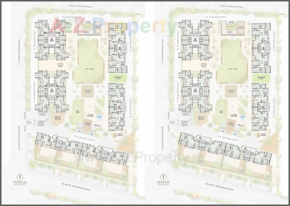 Layout of real estate project Saamarth Heaven located at Gandhinagar, Gandhinagar, Gujarat