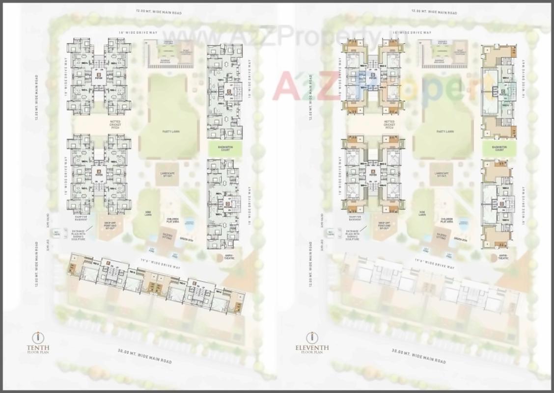 Layout of real estate project Saamarth Heaven located at Gandhinagar, Gandhinagar, Gujarat