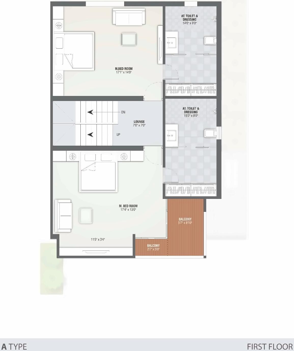 Layout of real estate project Saamarth Villa located at Raisan, Gandhinagar, Gujarat
