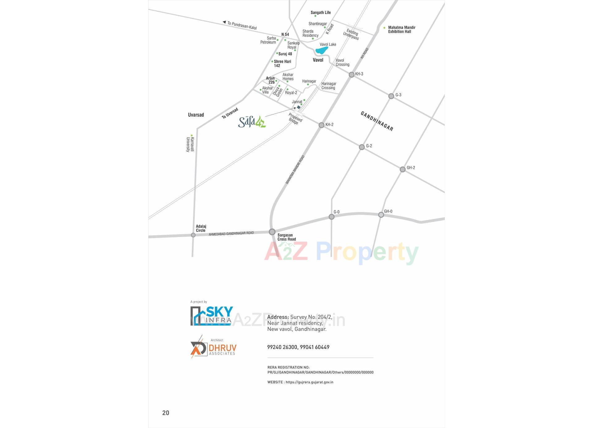  of real estate project Safa located at Vavol, Gandhinagar, Gujarat