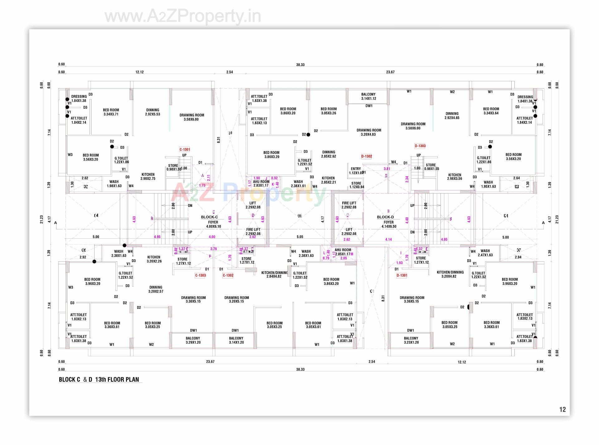 Layout of real estate project Safal Bliss Ii located at Vavol, Gandhinagar, Gujarat