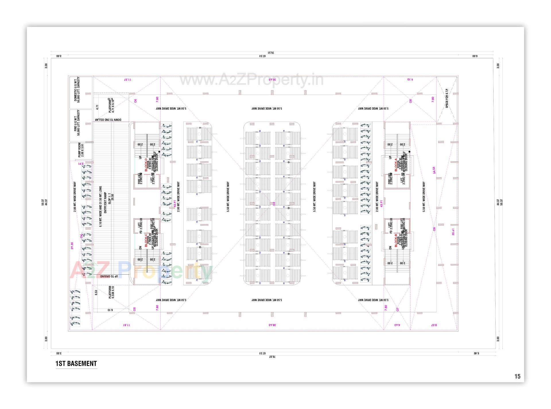 Layout of real estate project Safal Bliss Ii located at Vavol, Gandhinagar, Gujarat