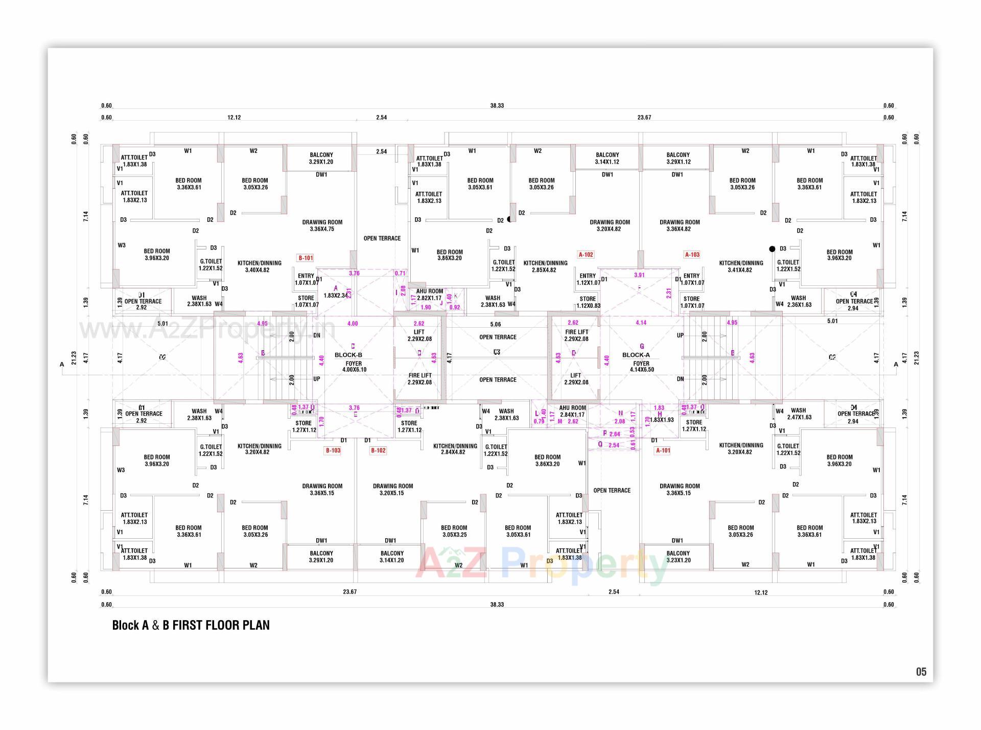 Layout of real estate project Safal Bliss Ii located at Vavol, Gandhinagar, Gujarat