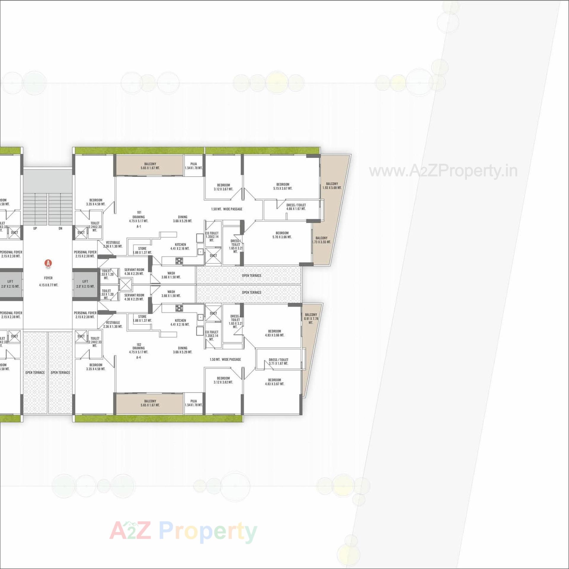 Layout of real estate project Safal Bliss located at Koba, Gandhinagar, Gujarat