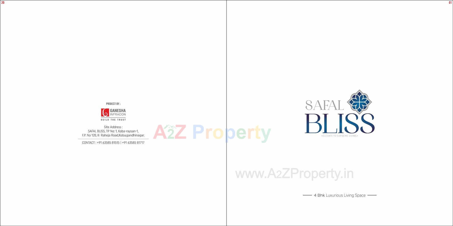  of real estate project Safal Bliss located at Koba, Gandhinagar, Gujarat