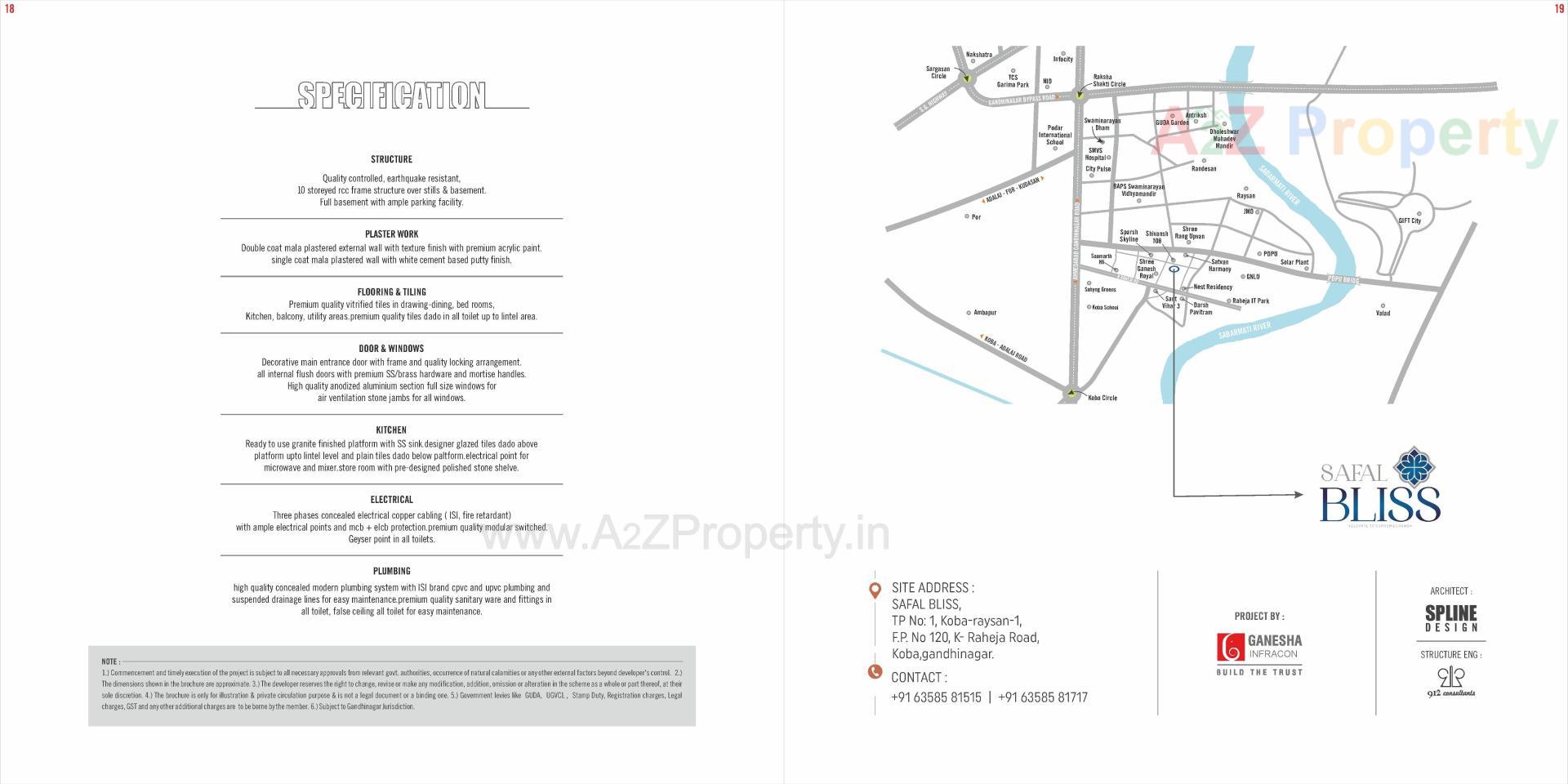  of real estate project Safal Bliss located at Koba, Gandhinagar, Gujarat