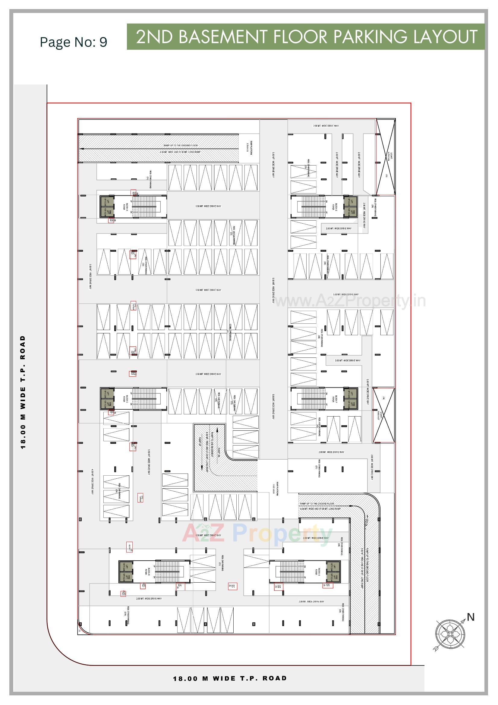 Layout of real estate project Saffron Flora located at Gandhinagar, Gandhinagar, Gujarat