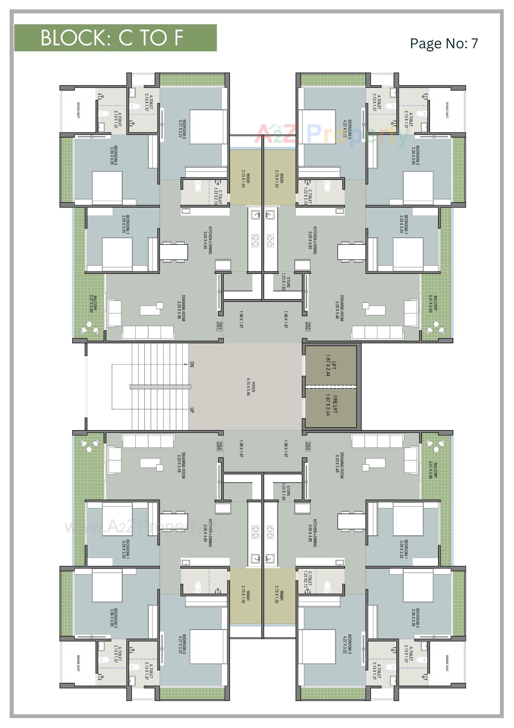 Layout of real estate project Saffron Flora located at Gandhinagar, Gandhinagar, Gujarat