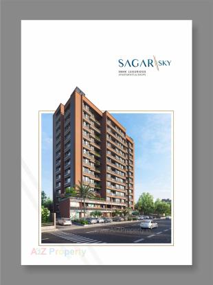 Elevation of real estate project Sagar Sky located at Gandhinagar, Gandhinagar, Gujarat