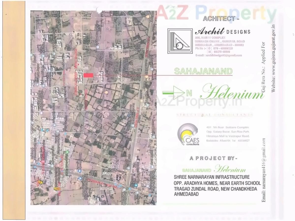  of real estate project Sahajanand Helenium located at Zundal, Gandhinagar, Gujarat