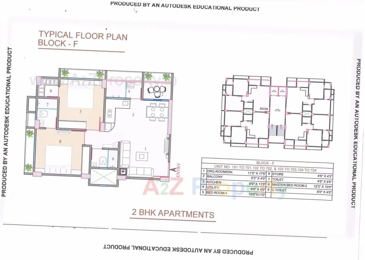 Layout of real estate project Sahajanand Helenium located at Zundal, Gandhinagar, Gujarat