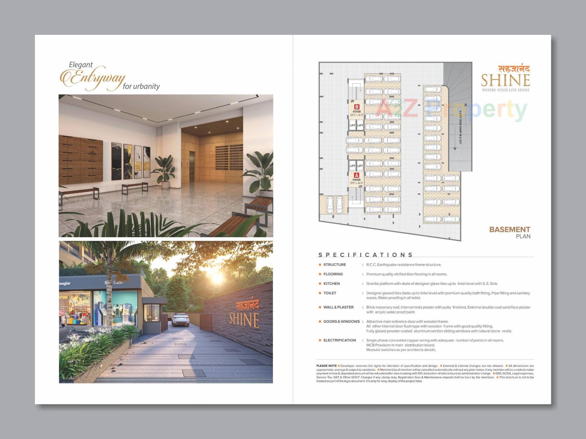  of real estate project Sahajanand Shine located at Vavol, Gandhinagar, Gujarat